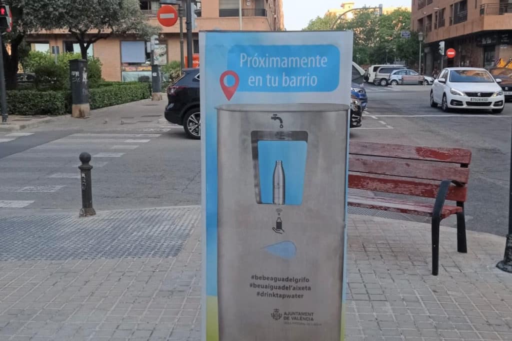 Todas las fuentes de Valencia de las que puedes beber agua filtrada y refrigerada