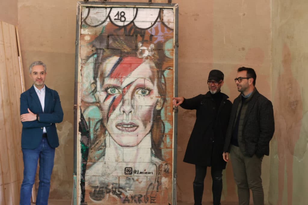 Valencia salva un grafiti de David Bowie, el primer grafiti indultado de España