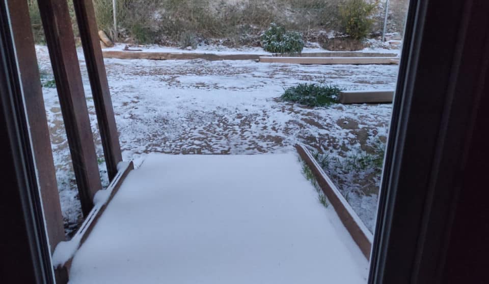 Llegan las primeras nevadas a la Comunidad Valenciana